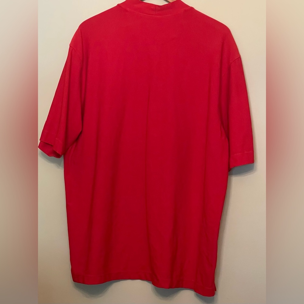 Short sleeve Nike Golf Size XXL Dri-Fit UV Mock Embroidered Georgia Logo Shirt - Picture 3 of 4
